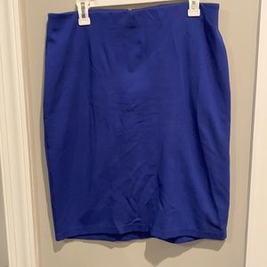 Royal blue philosophy skirt. Size 12